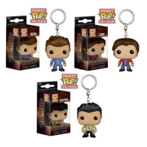 (3) Supernatural Pocket Pop Keychains Lot